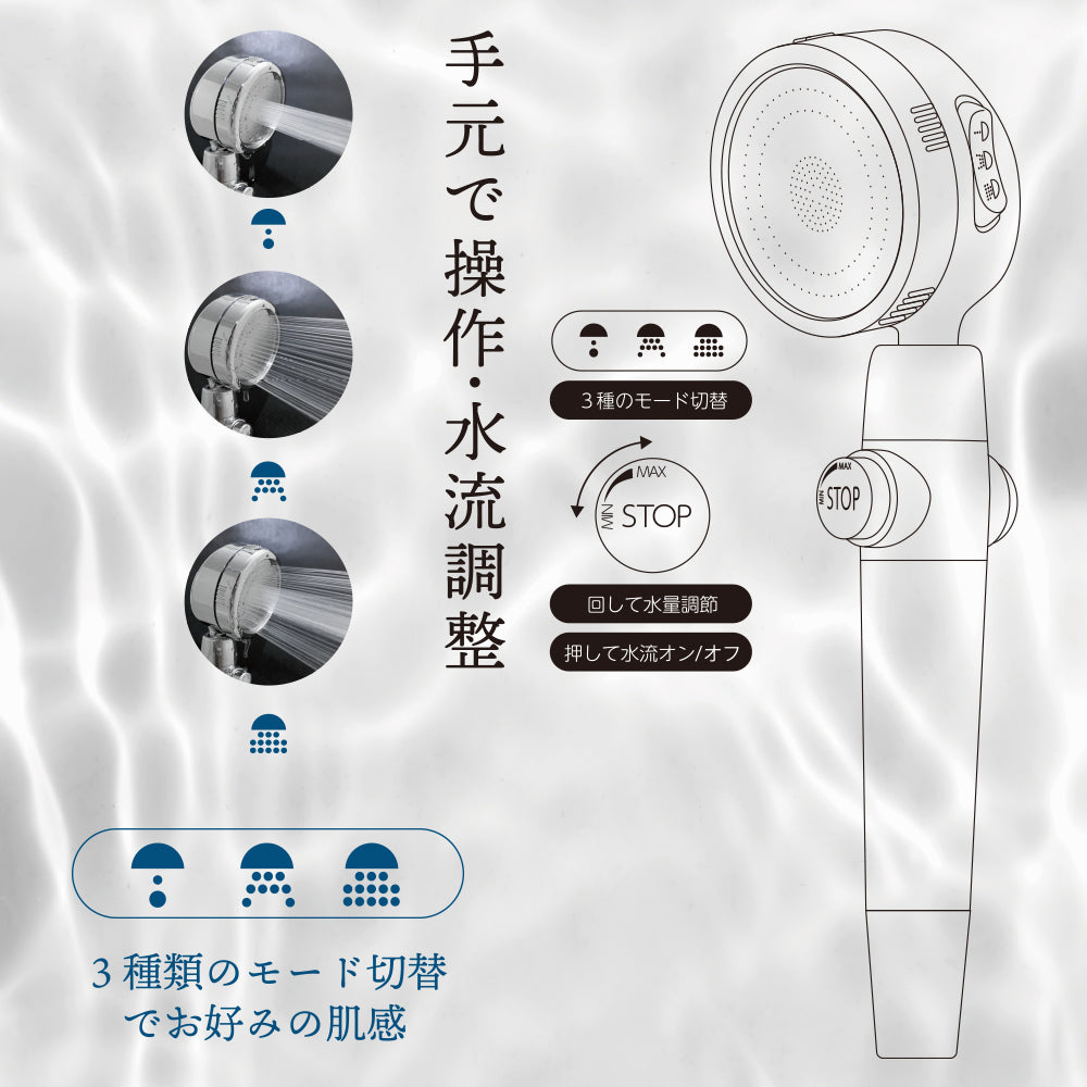 ３徳 強水圧・軽量・節水パワーシャワーヘッド TOAmart オンラインショップ